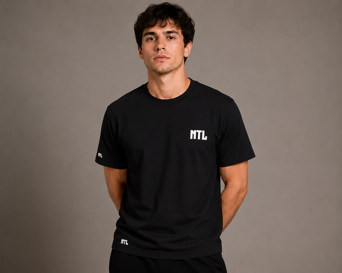 Camiseta NTL LVL UP PRETA