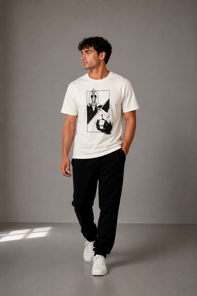 Camiseta HUNTER x HUNTER Off-White