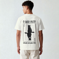 Camiseta - O Gato Preto - OffWhite