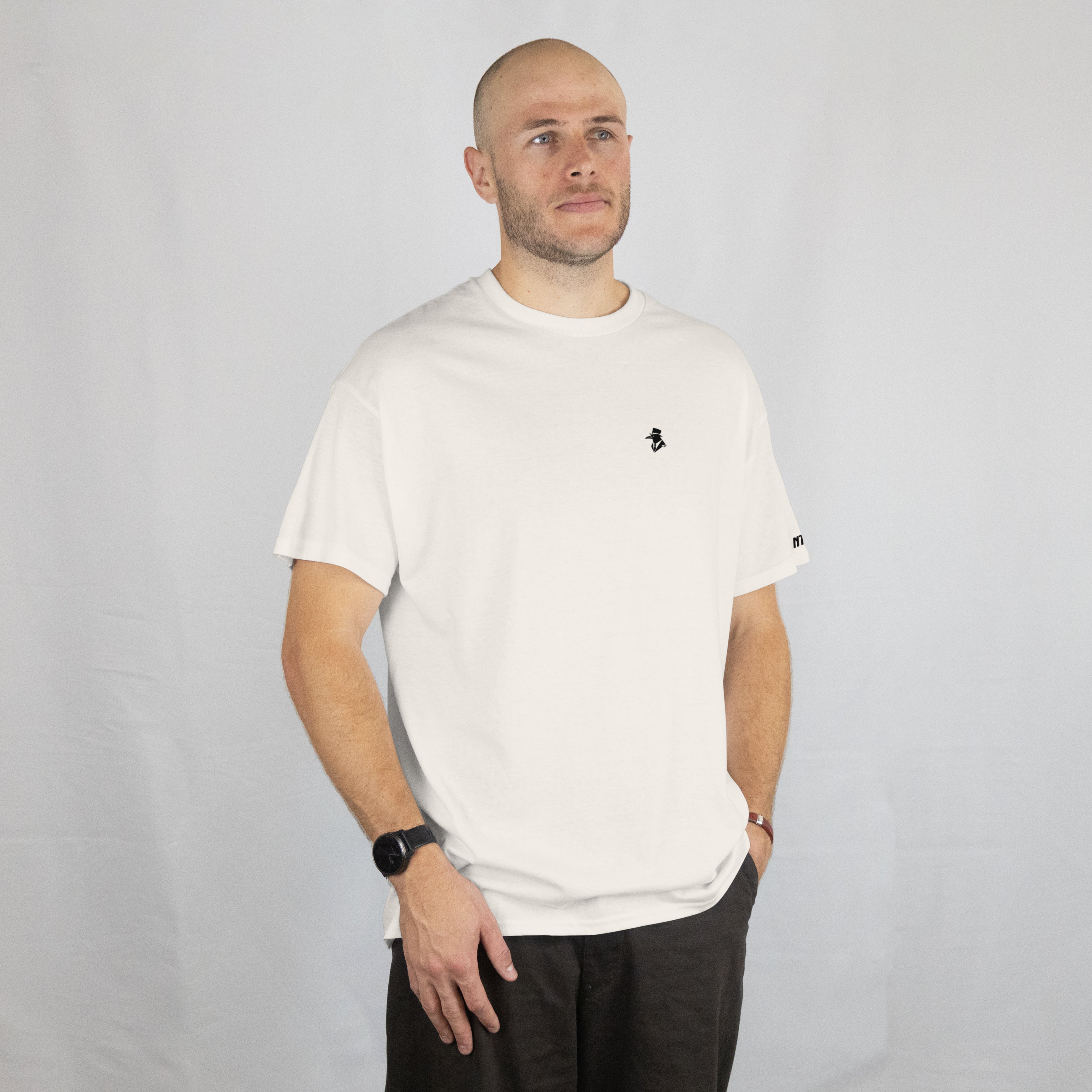 Camiseta Tuxedo Bird Off-White