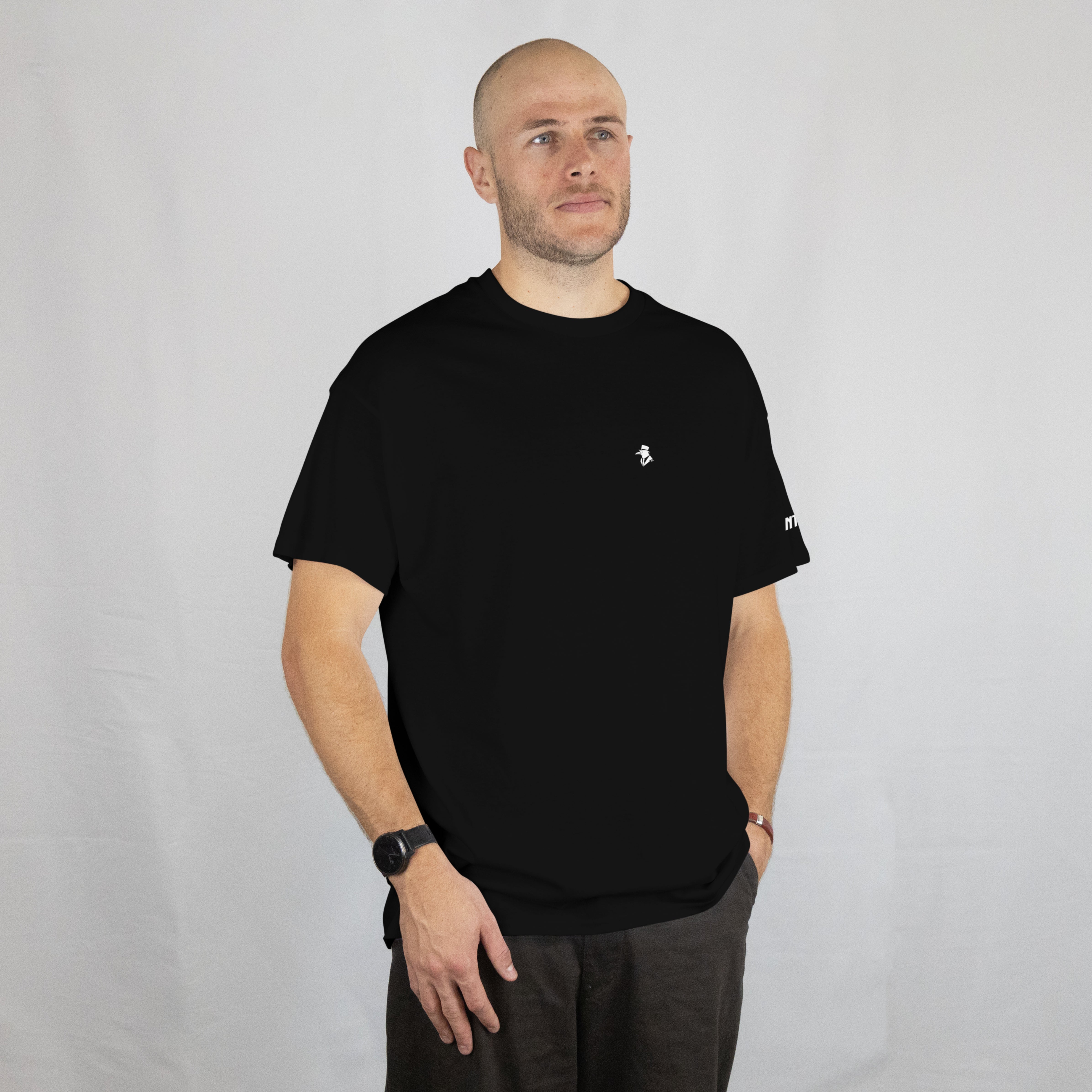 Camiseta Tuxedo Bird Preta